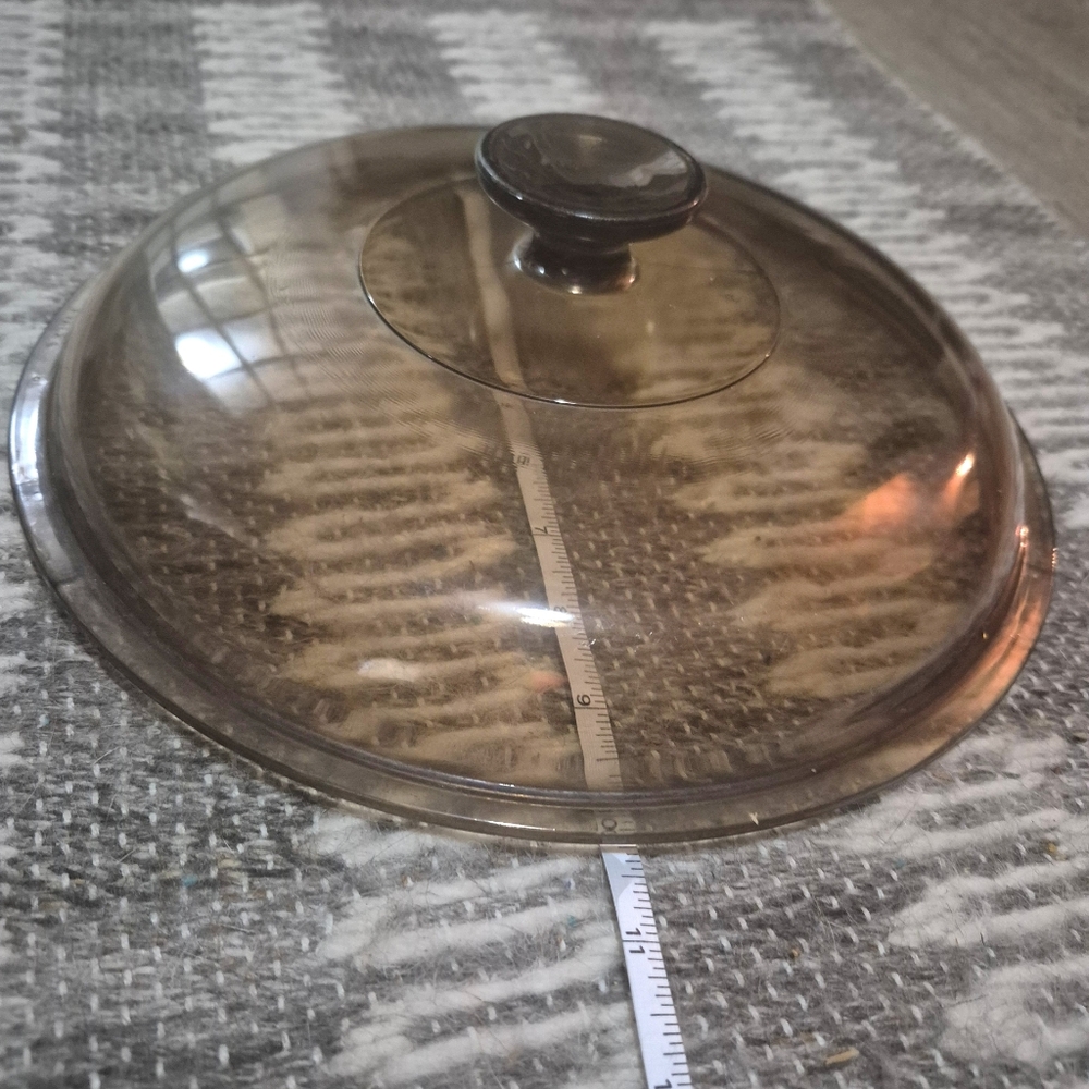 Vintage PYREX Amber Glass 10inch Lid